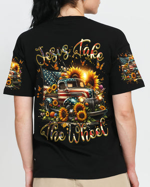 Jesus Take The Wheel Women's All Over Print Shirt - Tlnz0102244