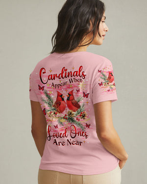 Cardinals Appear When Loved Ones Are Near Women's All Over Print Shirt - Tlnz0201251
