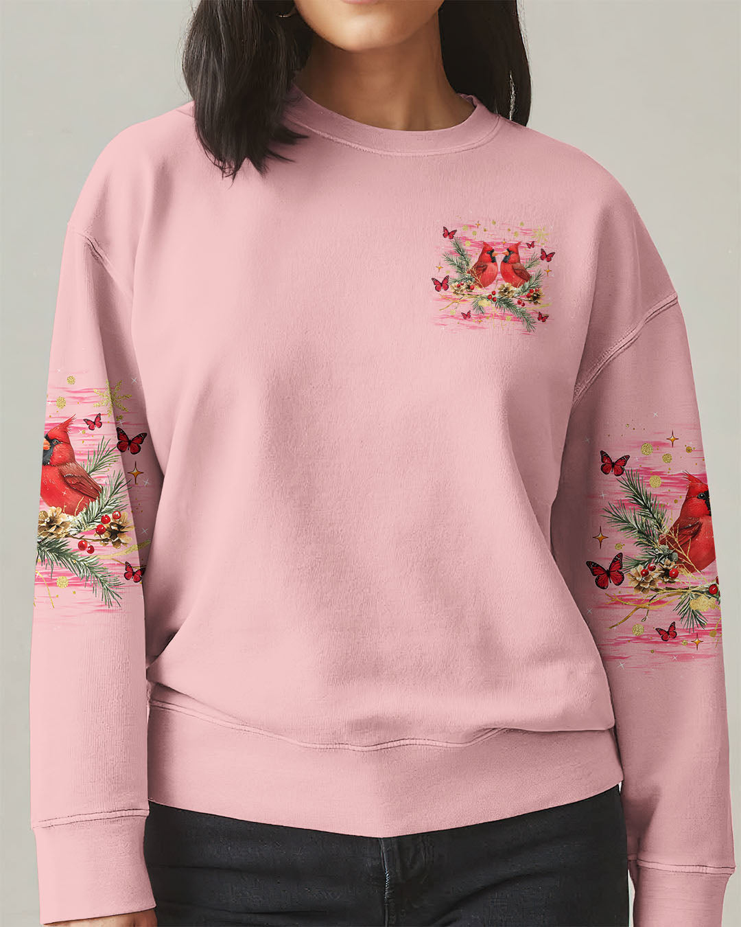 Cardinals Appear When Loved Ones Are Near Women's All Over Print Shirt - Tlnz0201251