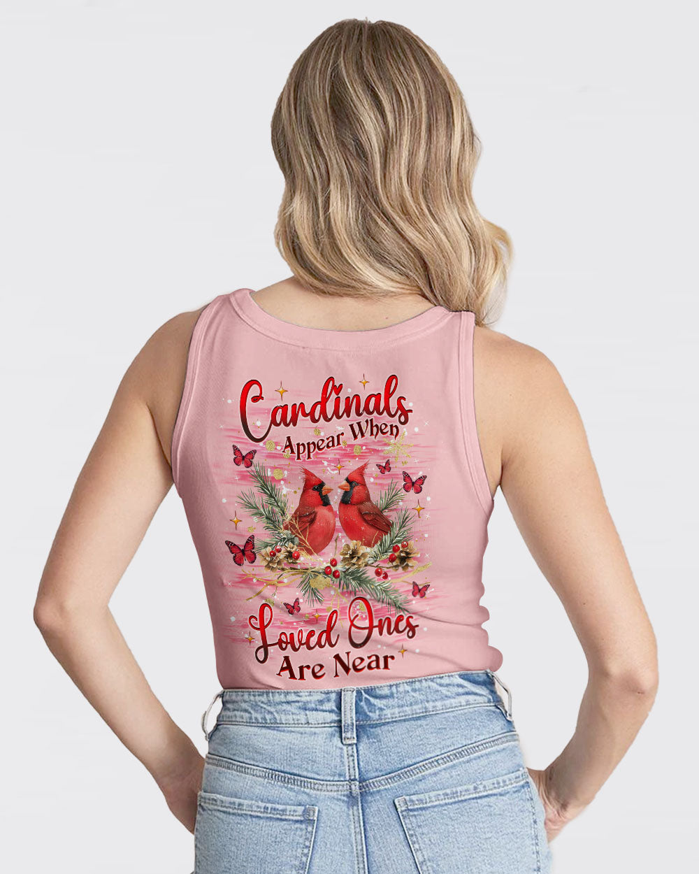 Cardinals Appear When Loved Ones Are Near Women's All Over Print Shirt - Tlnz0201251