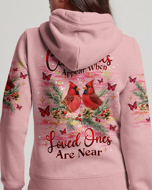 Cardinals Appear When Loved Ones Are Near Women's All Over Print Shirt - Tlnz0201251