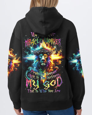 Way Maker Miracle Worker Cross Lion Women's All Over Print Shirt - Tlnz0305241