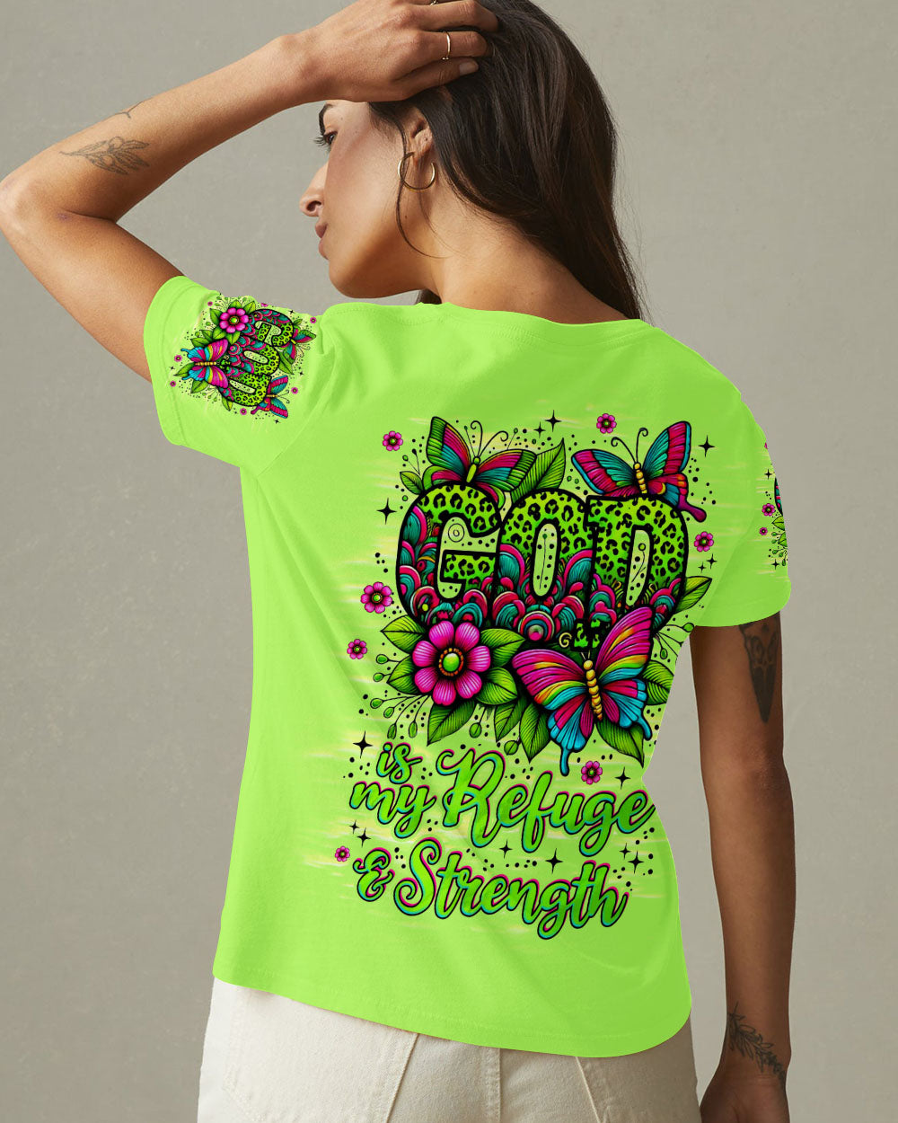 God Is My Refuge And Strength Women's All Over Print Shirt - Tlnz0509252