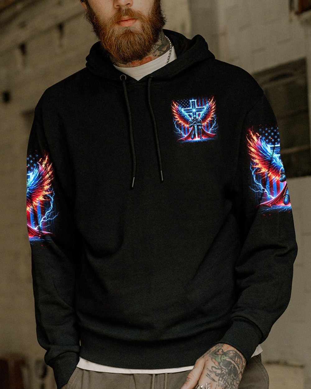 The Jesus Inside Me Is Stronger Than The Darkness Warrior Men's All Over Print Shirt  - Tlnz0512244