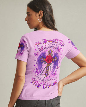 He Brought Me Out Of Darkness Women's All Over Print Shirt - Tlnz0705251