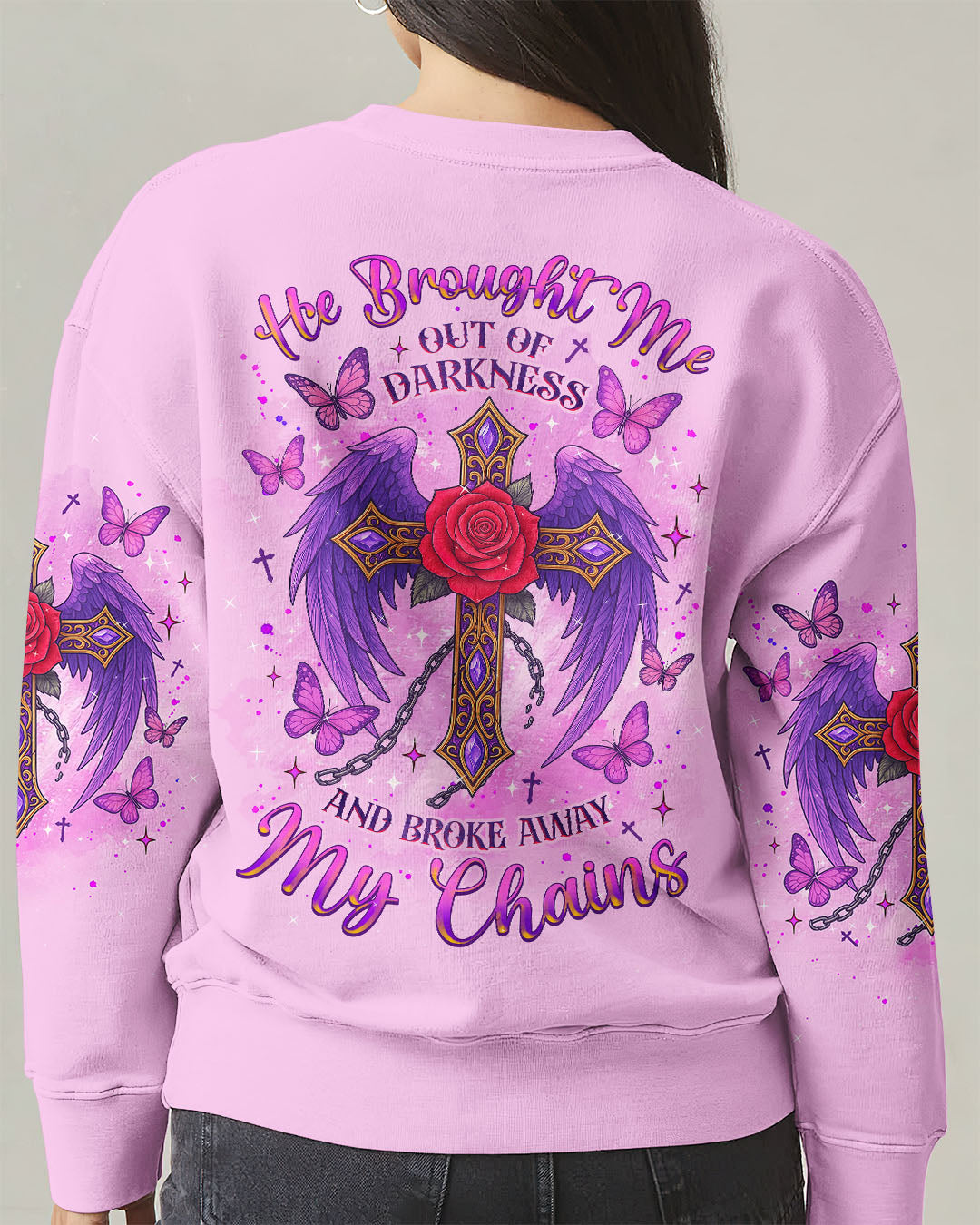 He Brought Me Out Of Darkness Women's All Over Print Shirt - Tlnz0705251