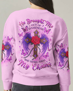 He Brought Me Out Of Darkness Women's All Over Print Shirt - Tlnz0705251