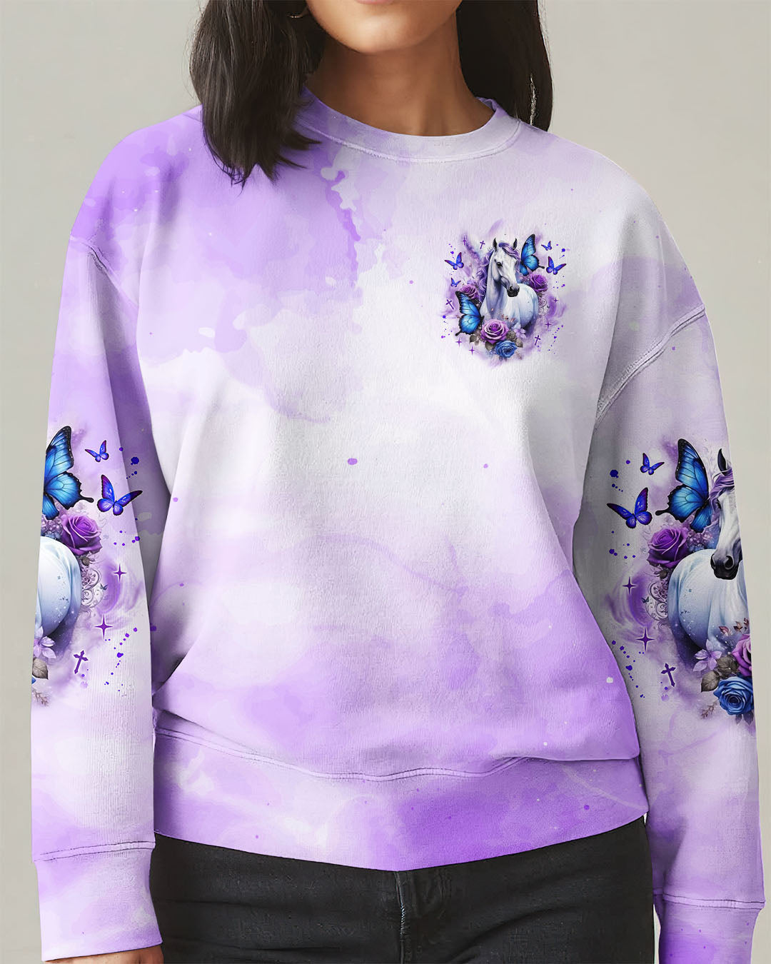 Running Against The Wind Horses Women's All Over Print Shirt   - Tlnz0807253