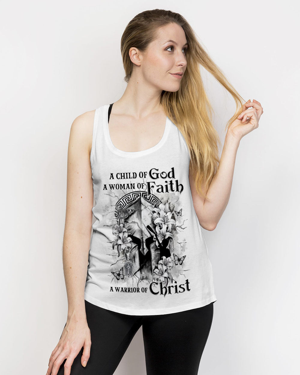 A Child Of God A Woman Of Faith Women's All Over Print Shirt  - Tlnz1002252