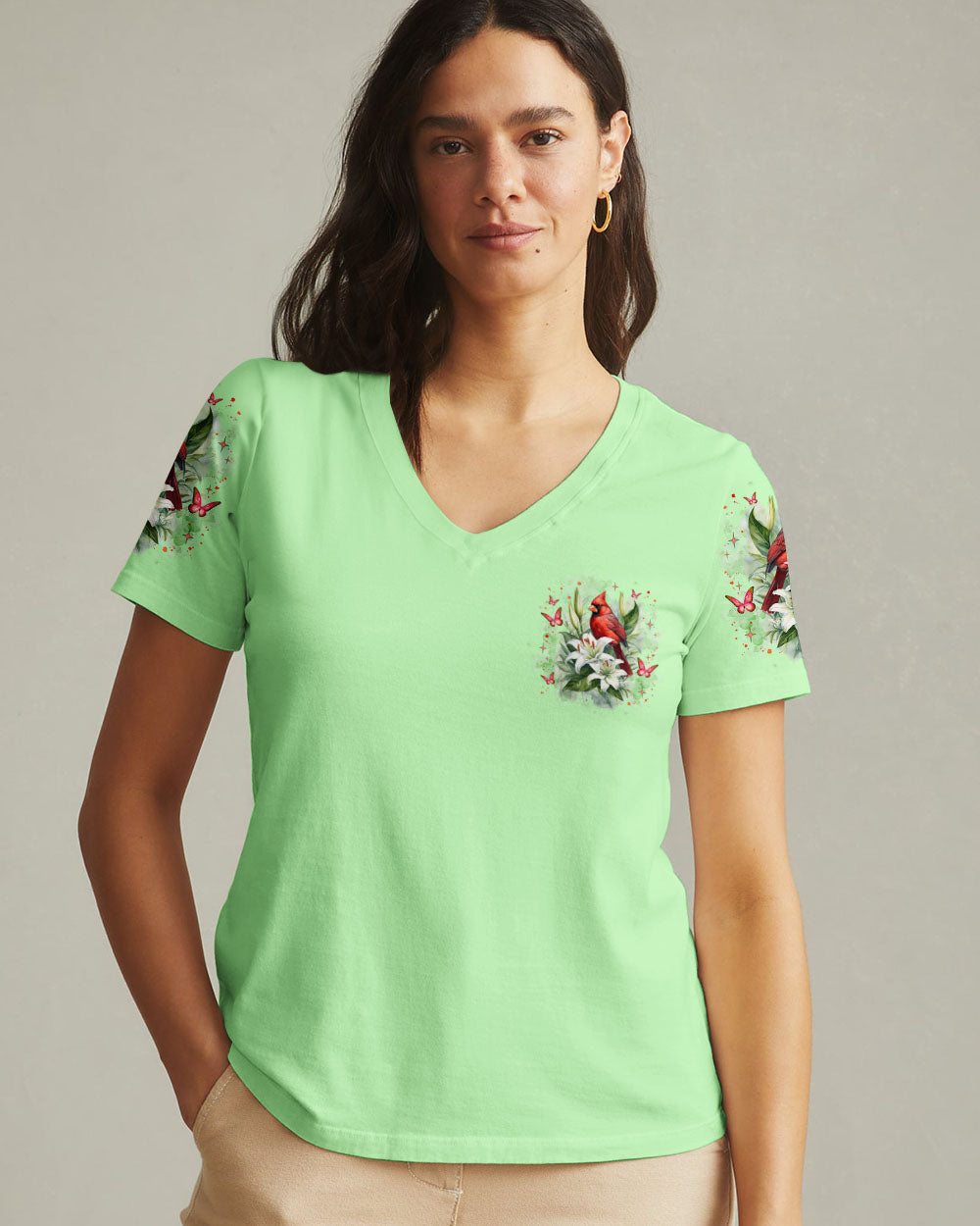 Always On My Mind Forever In My Heart Cardinal Women's All Over Print Shirt - Tlnz1203253