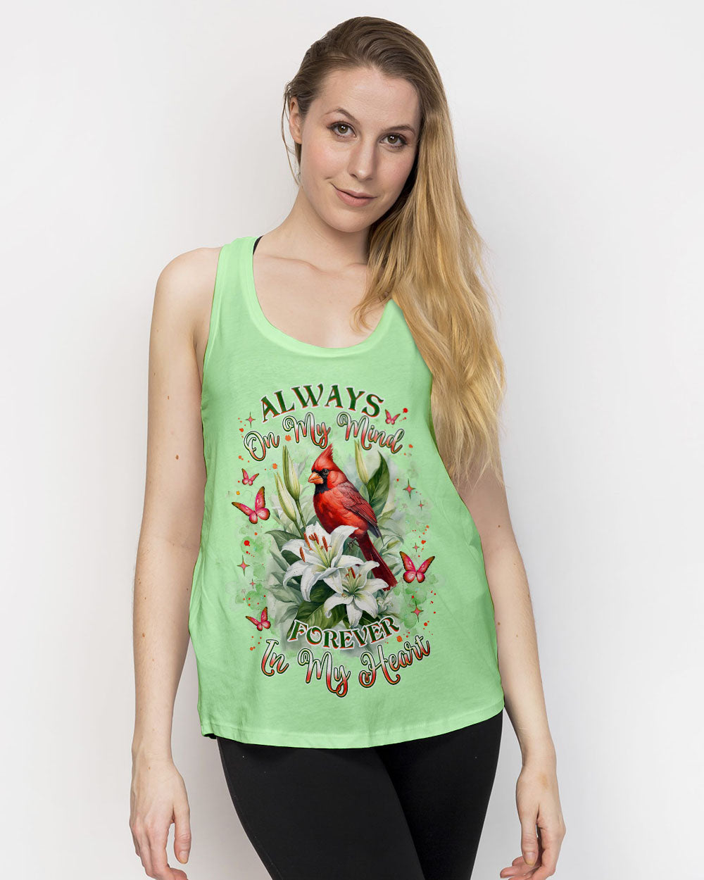 Always On My Mind Forever In My Heart Cardinal Women's All Over Print Shirt - Tlnz1203253