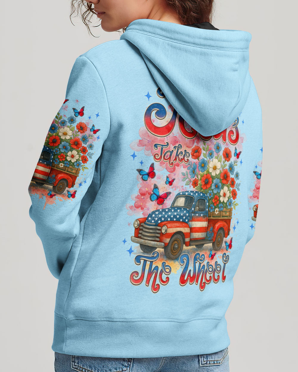 Jesus Take The Wheel Women's All Over Print Shirt  - Tlnz1205252