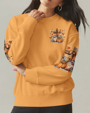 Fall For Jesus Autumn Women's All Over Print Shirt   - Tlnz1208253