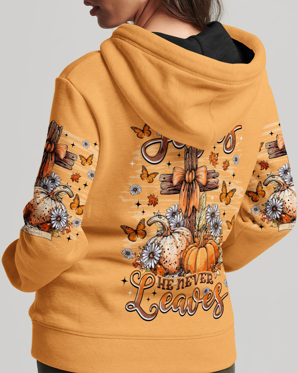 Fall For Jesus Autumn Women's All Over Print Shirt   - Tlnz1208253