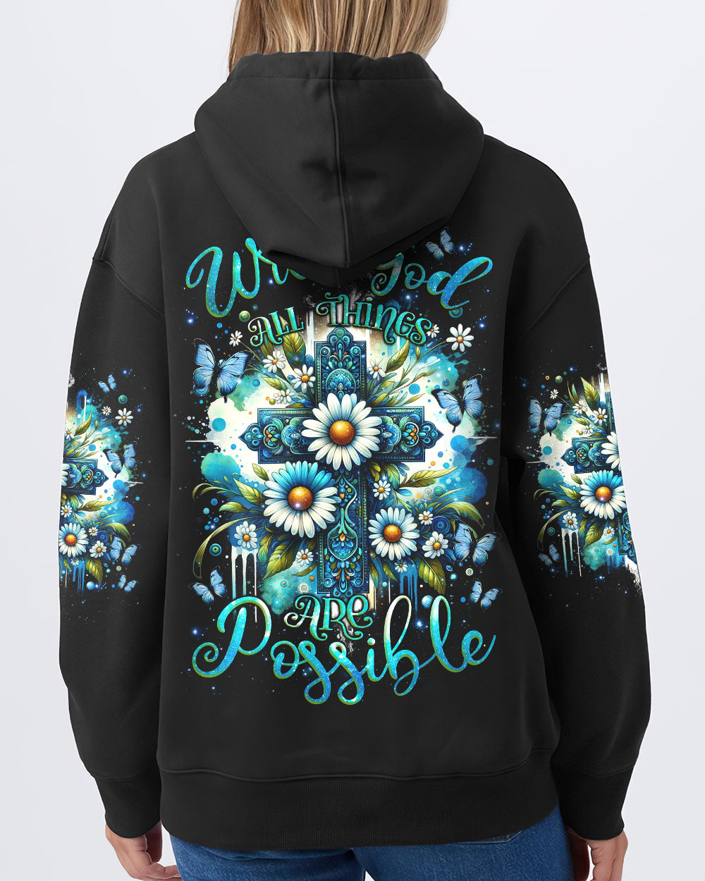 With God All Things Are Possible Women's All Over Print Shirt - Tlnz1209244