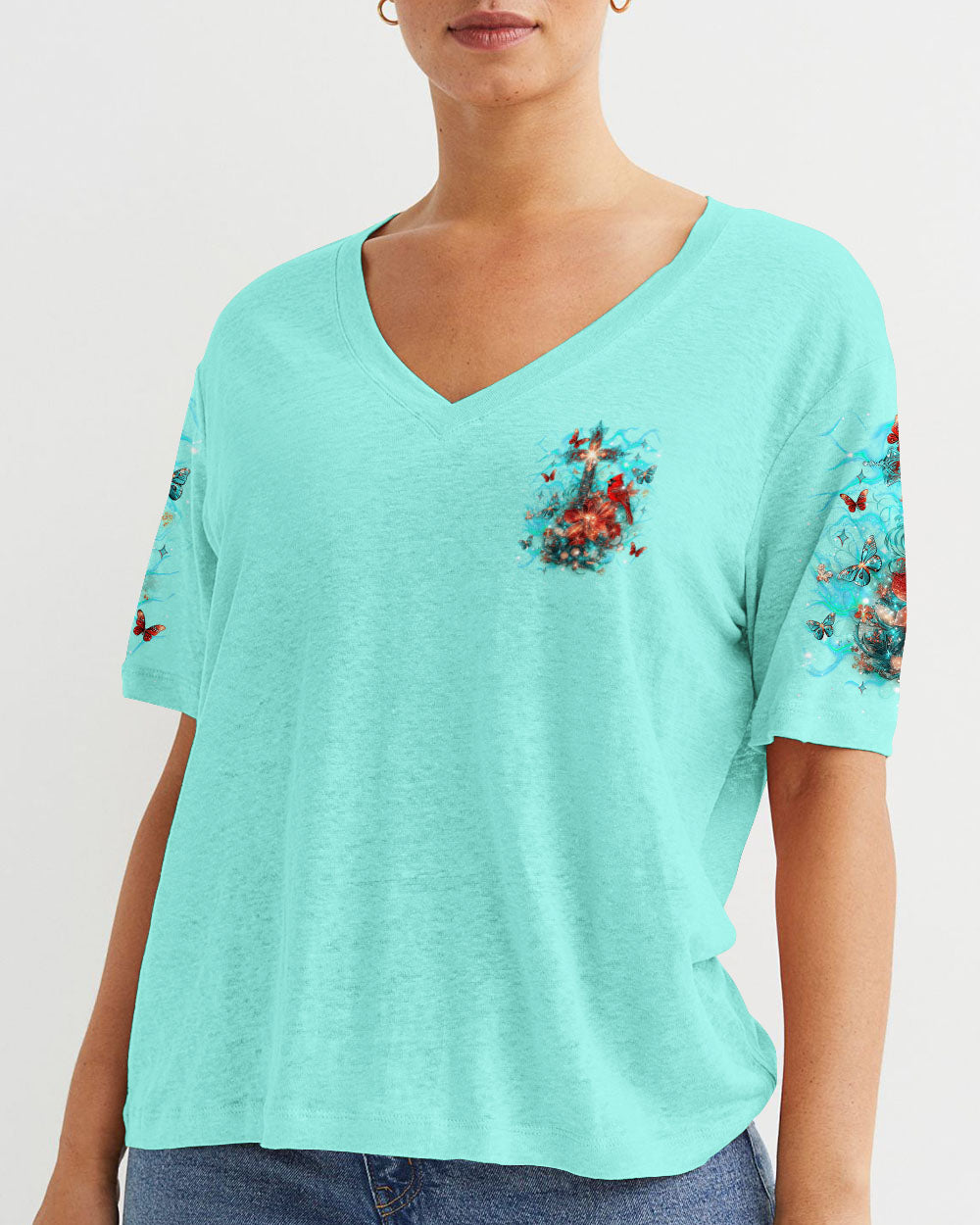 God Will Send You A Miracle Cardinal Women's All Over Print Shirt - Tlnz1412243