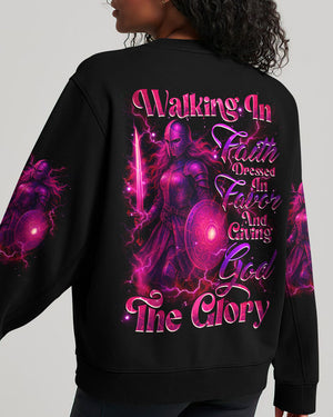 Walking In Faith Warrior Women's All Over Print Shirt - Tlnz1507253