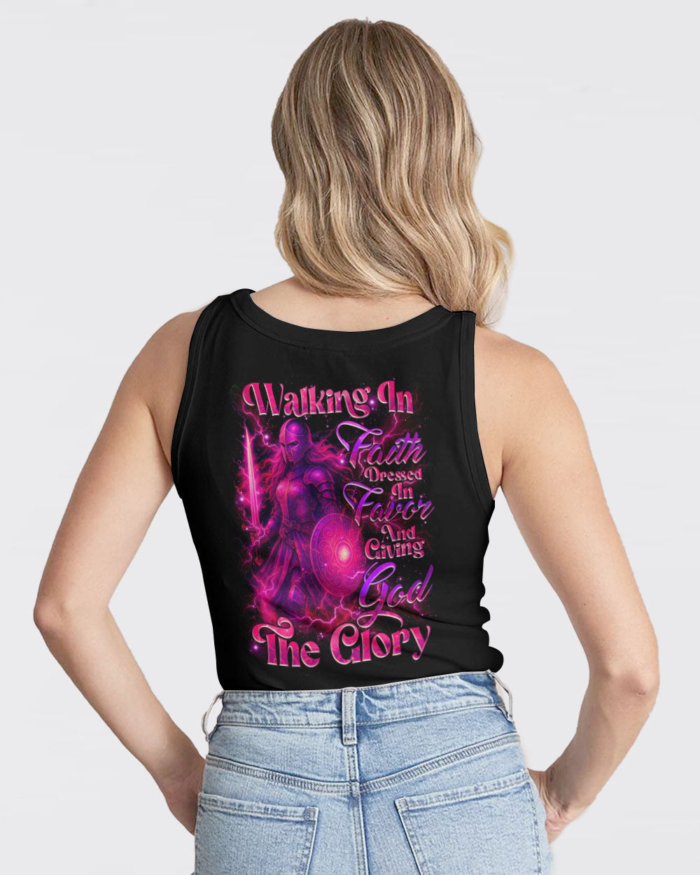 Walking In Faith Warrior Women's All Over Print Shirt - Tlnz1507253