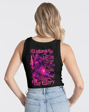 Walking In Faith Warrior Women's All Over Print Shirt - Tlnz1507253