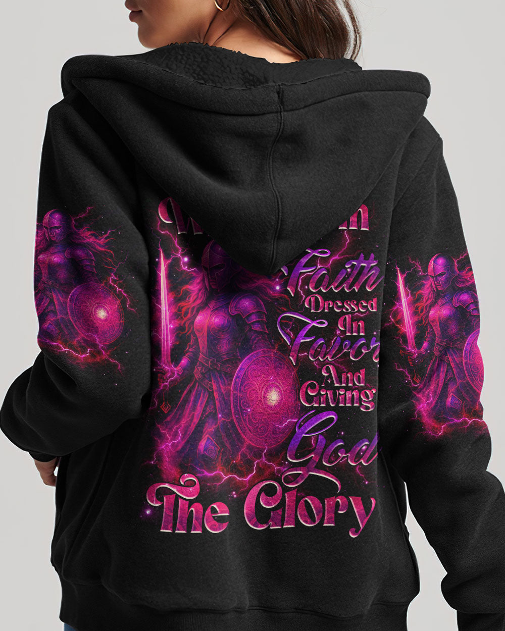 Walking In Faith Warrior Women's All Over Print Shirt - Tlnz1507253
