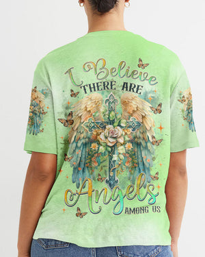 I Believe There Are Angels Among Us Women's All Over Print Shirt - Tlnz1510243