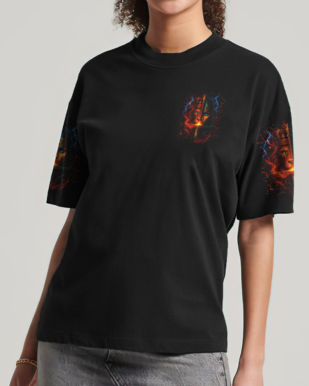 A Child Of God A Woman Of Faith Women's All Over Print Shirt -  Tlnz1606254