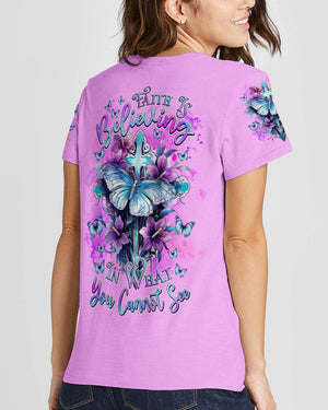 Faith Is Believing Women's All Over Print Shirt - Tlnz1702247