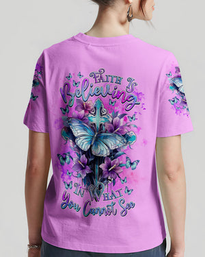 Faith Is Believing Women's All Over Print Shirt - Tlnz1702247