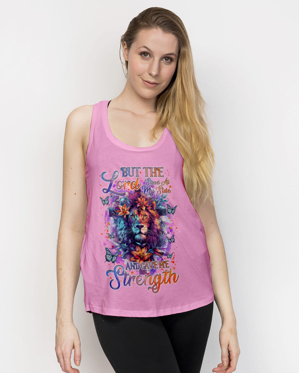 The Lord Stood At My Side Lion Women's All Over Print Shirt - Tlnz1904244