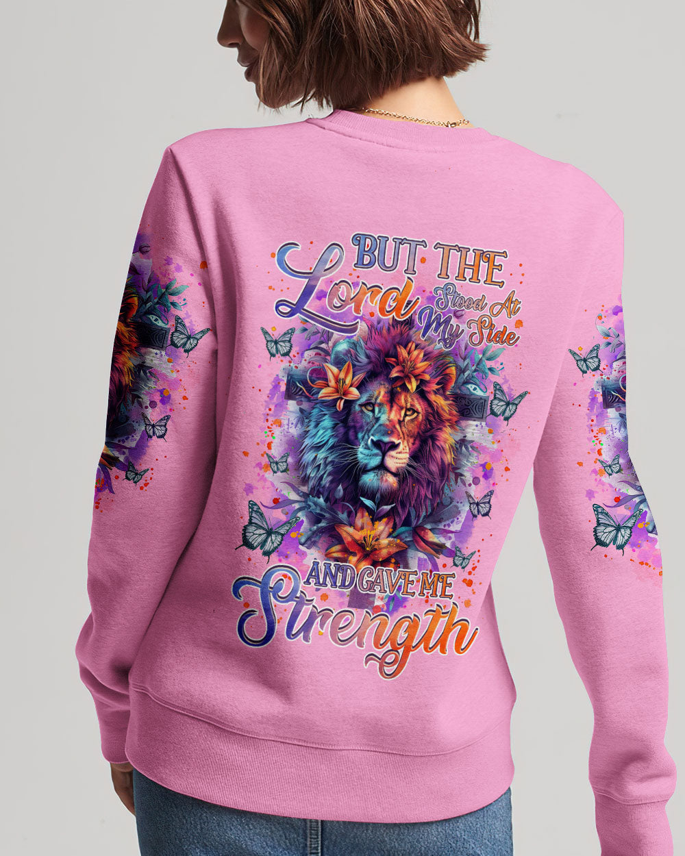 The Lord Stood At My Side Lion Women's All Over Print Shirt - Tlnz1904244