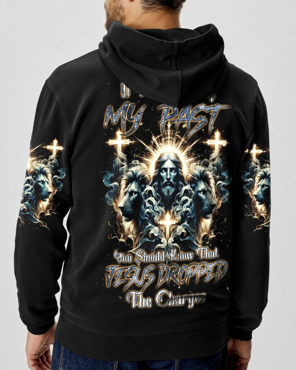 Jesus Dropped The Charges Lion Men's All Over Print Shirt - Tlnz2105245