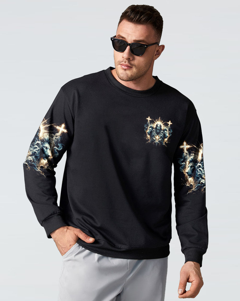 Jesus Dropped The Charges Lion Men's All Over Print Shirt - Tlnz2105245