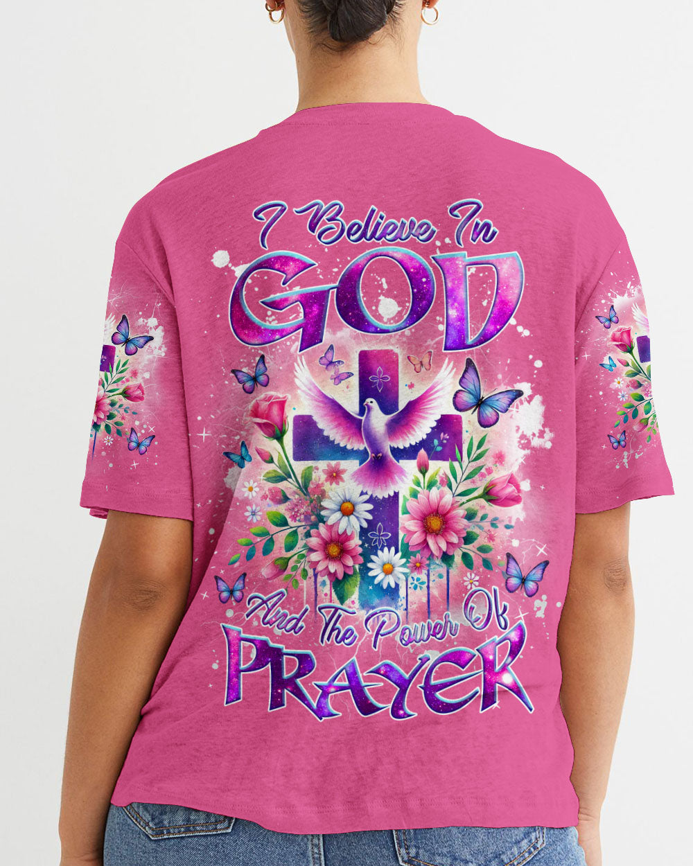I Believe In God Women's All Over Print Shirt - Tlnz2307244