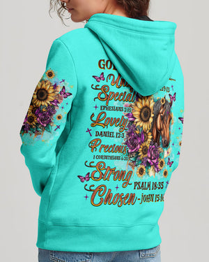 God Says You Are Horses Women's All Over Print Shirt   - Tlnz2307253