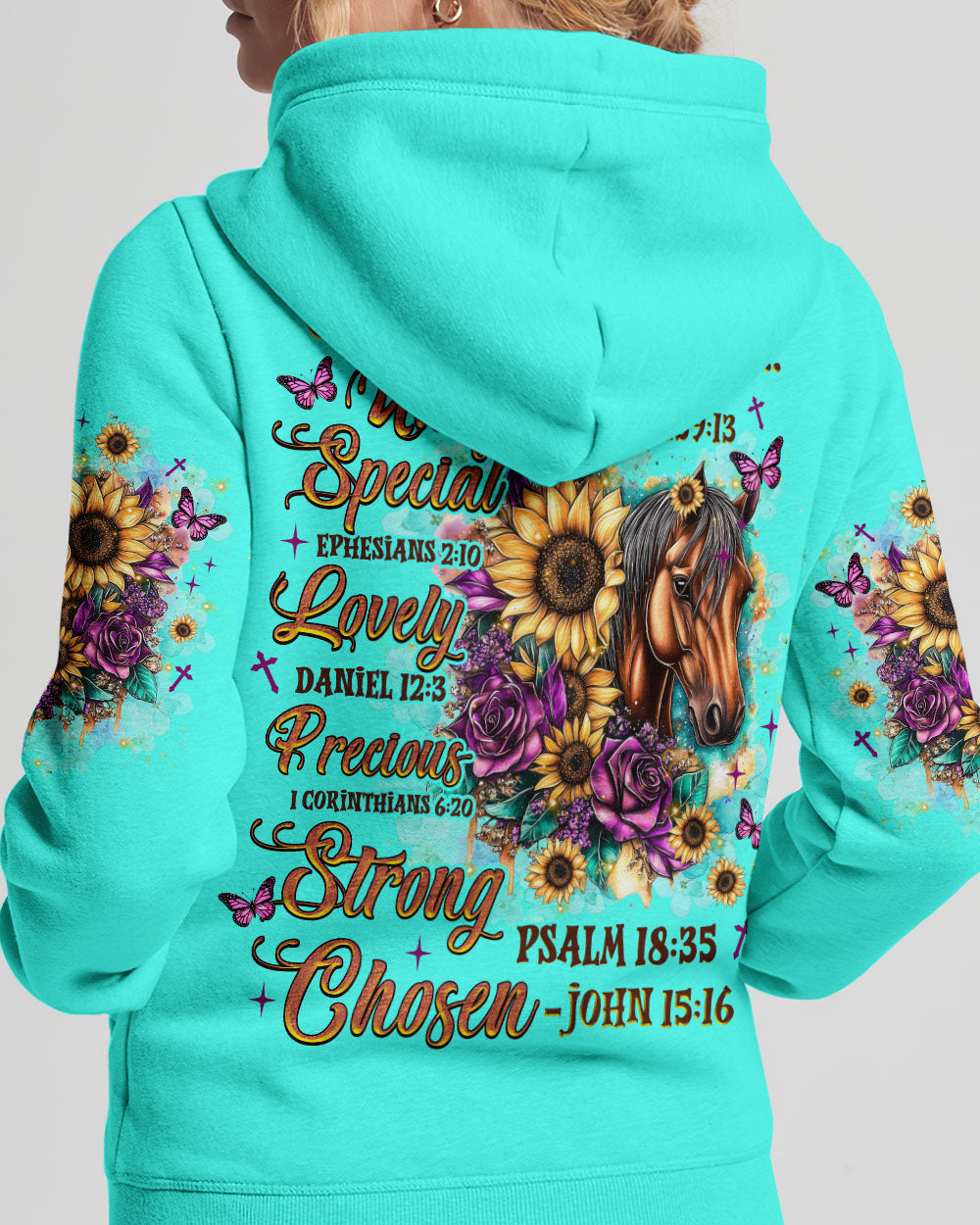 God Says You Are Horses Women's All Over Print Shirt   - Tlnz2307253
