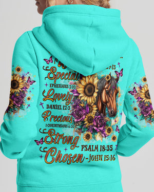 God Says You Are Horses Women's All Over Print Shirt   - Tlnz2307253