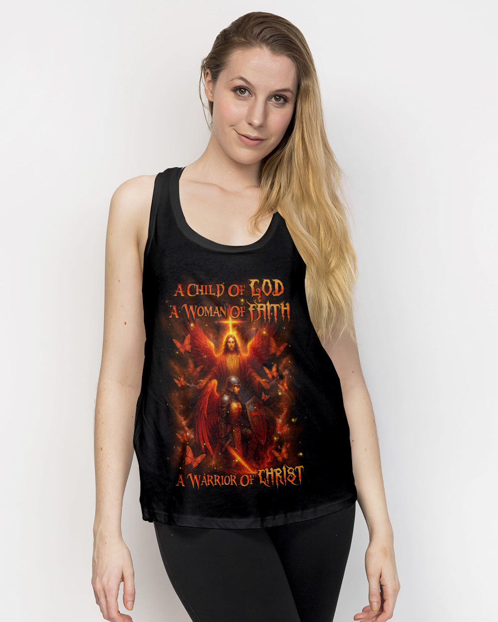 A Child Of God A Woman Of Faith Warrior Women's All Over Print Shirt  - Tlnz2507253