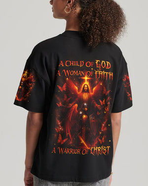 A Child Of God A Woman Of Faith Warrior Women's All Over Print Shirt  - Tlnz2507253