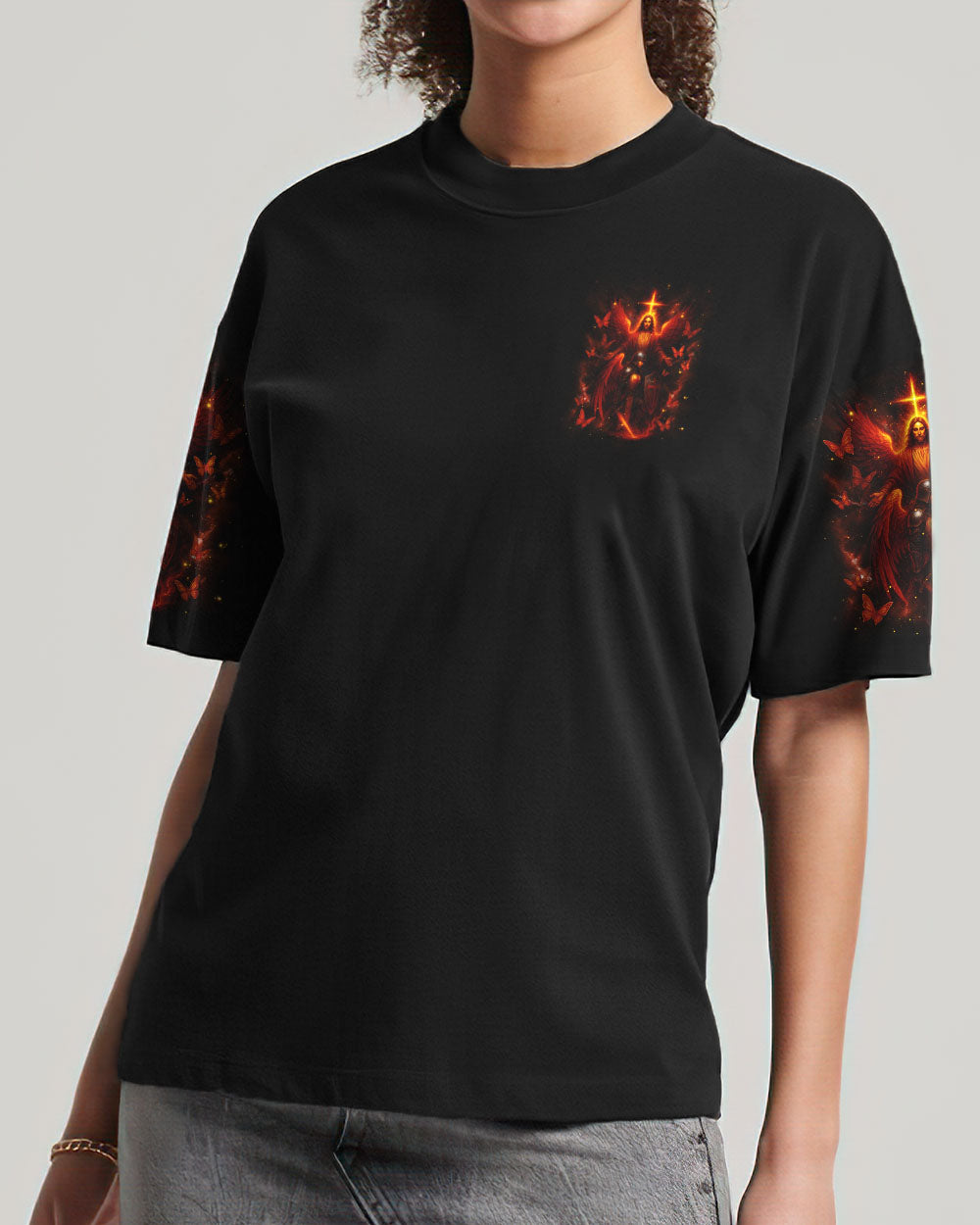 A Child Of God A Woman Of Faith Warrior Women's All Over Print Shirt  - Tlnz2507253