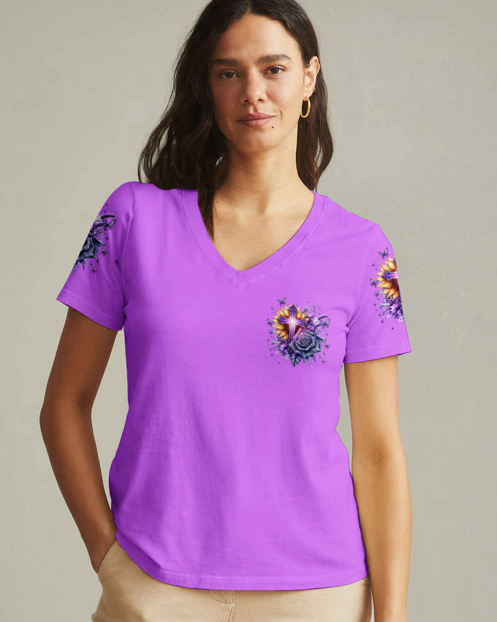 I Believe In God Women's All Over Print Shirt - Tlnz2509244