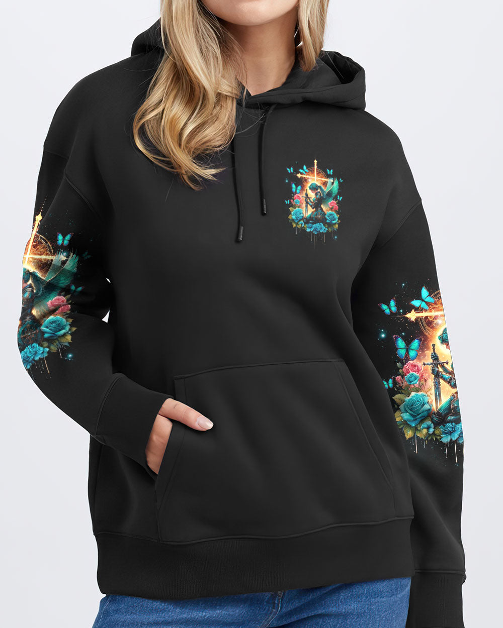 I Believe In God I Believe In Angels Warrior Women's All Over Print Shirt - Tlnz2604245