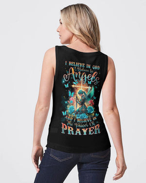 I Believe In God I Believe In Angels Warrior Women's All Over Print Shirt - Tlnz2604245