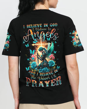 I Believe In God I Believe In Angels Warrior Women's All Over Print Shirt - Tlnz2604245