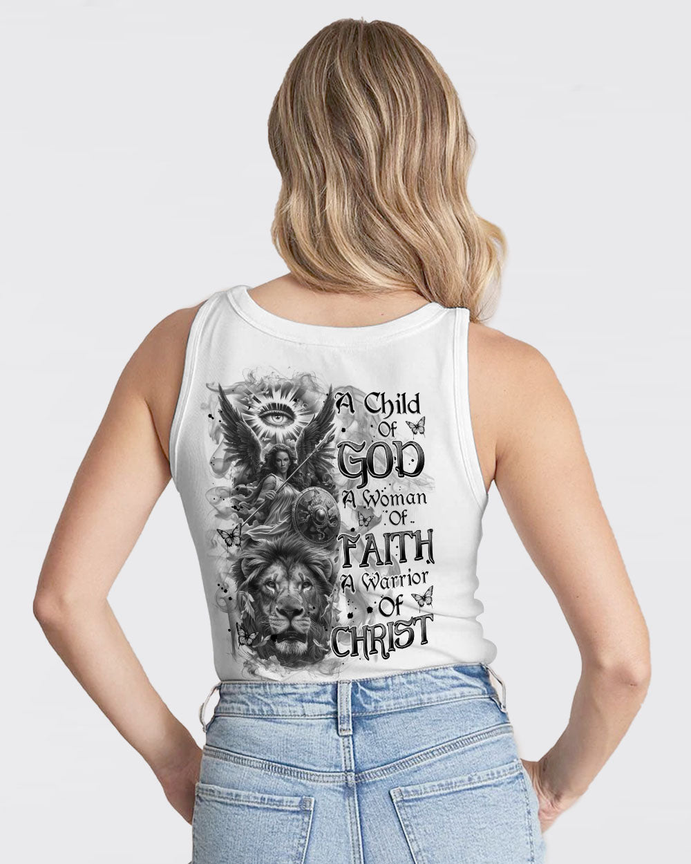 A Child Of God A Woman Of Faith Women's All Over Print Shirt   - Tlnz3010245