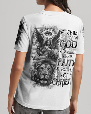 A Child Of God A Woman Of Faith Women's All Over Print Shirt   - Tlnz3010245