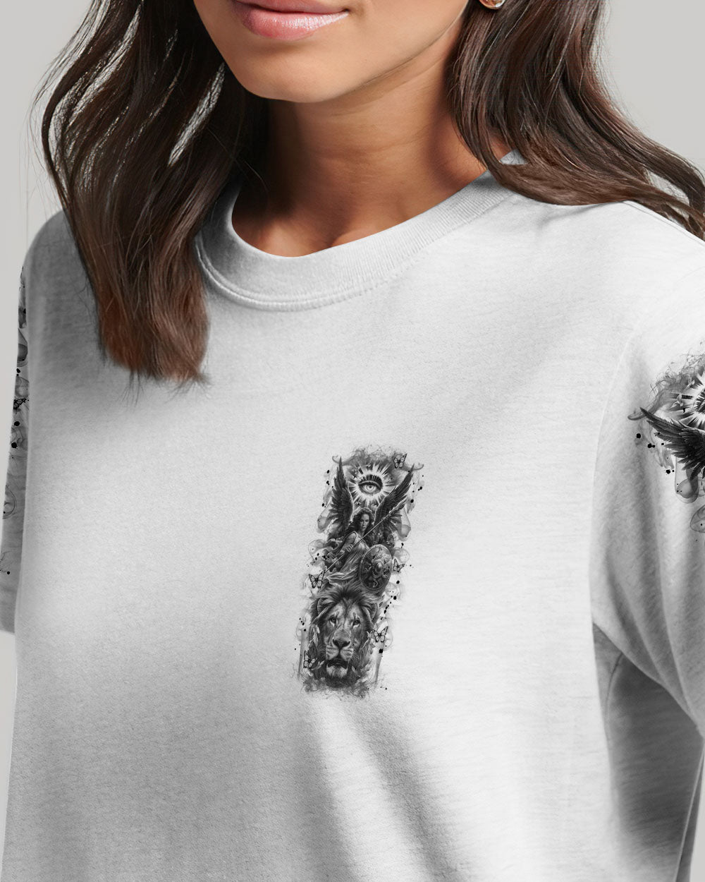 A Child Of God A Woman Of Faith Women's All Over Print Shirt   - Tlnz3010245