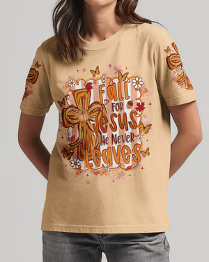 Fall For Jesus Autumn Women's All Over Print Shirt   - Tlnz3107251