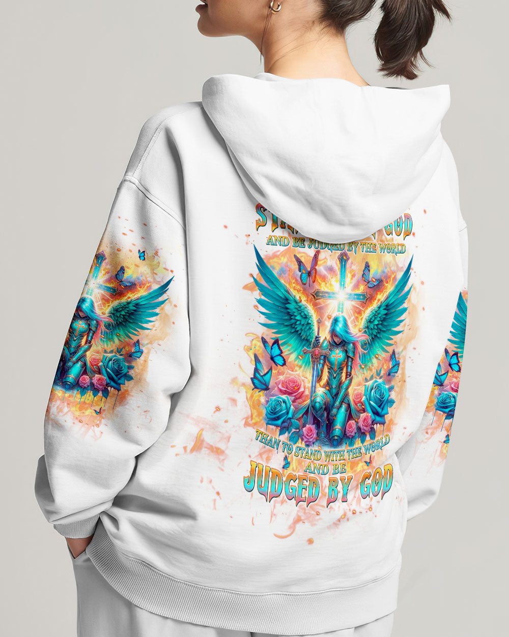 I Would Rather Stand With God Warrior Women's All Over Print Shirt - Tlpq0204243