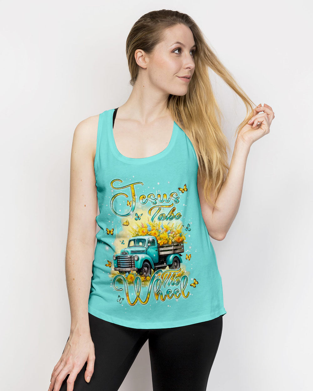 Jesus Take The Wheel Women's All Over Print Shirt - Tlpq0405242