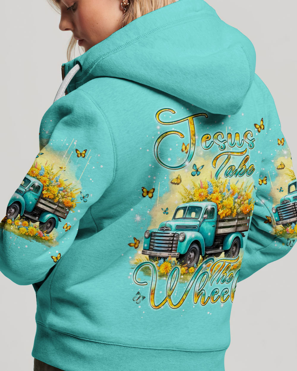 Jesus Take The Wheel Women's All Over Print Shirt - Tlpq0405242